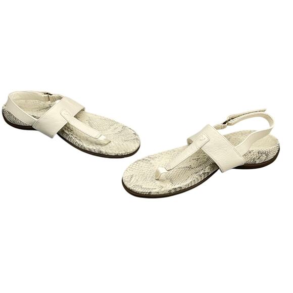 Vionic Tala White Leather T Strap Comfort Sling Back Sandal Women 9M/41 - Picture 5 of 11